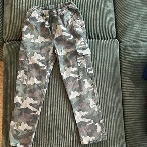 Cat & Jack Green Camouflage Cargo Pants